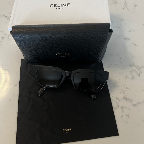 Celine Black Sunglasses - Picture 1 of 8